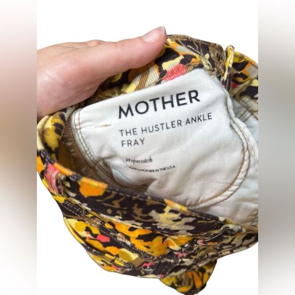 MOTHER The Hustler High-Rise ankle fray Corduroy Pants size 27 - Picture 5 of 8